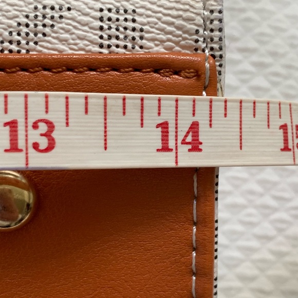 Michael Kors Logo Womens Handbag Satchel Bag pre-owned VGC designer logo 🤎 - Picture 13 of 16